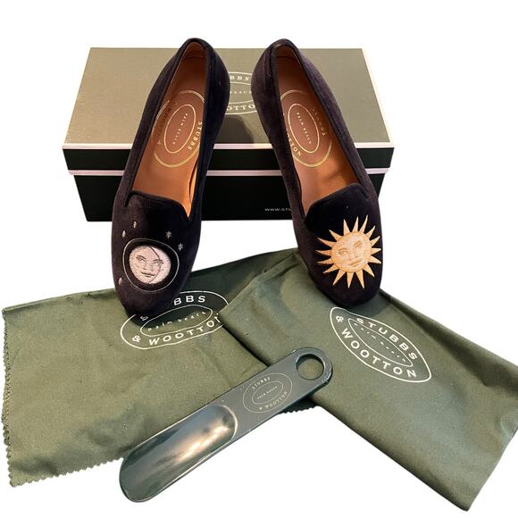 Stubbs and Wootton Nitenday Loafer Moon Sun - Picture 1 of 10